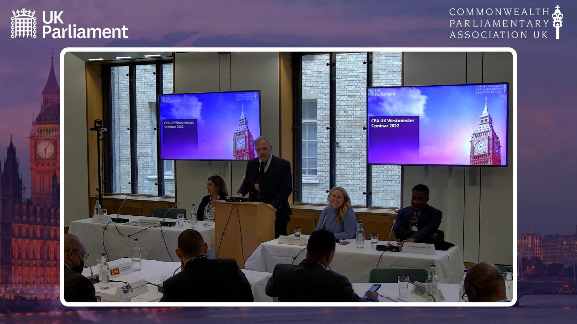 Hybrid Live Event - UK Parliament Commonwealth coverage by Floating Harbour