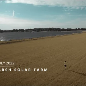 Solar farm film production