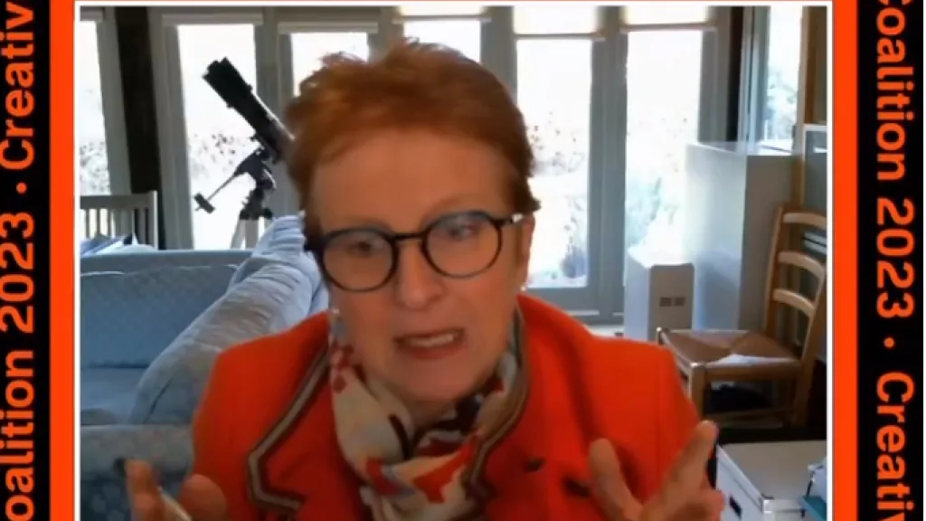 Still from Creative Coalition Festival 2023, event film for Creative UK - Floating Harbour film production