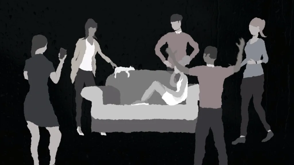 Still from Sexual Violence Animation - Floating Harbour Bristol