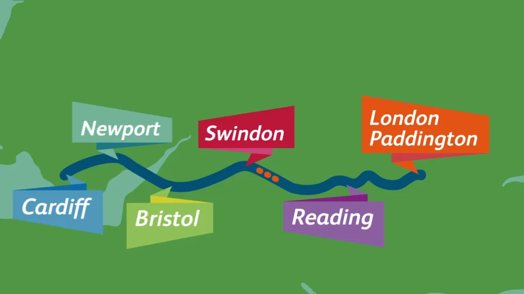 Still from Network Rail 1833 Line film - Floating Harbour film production