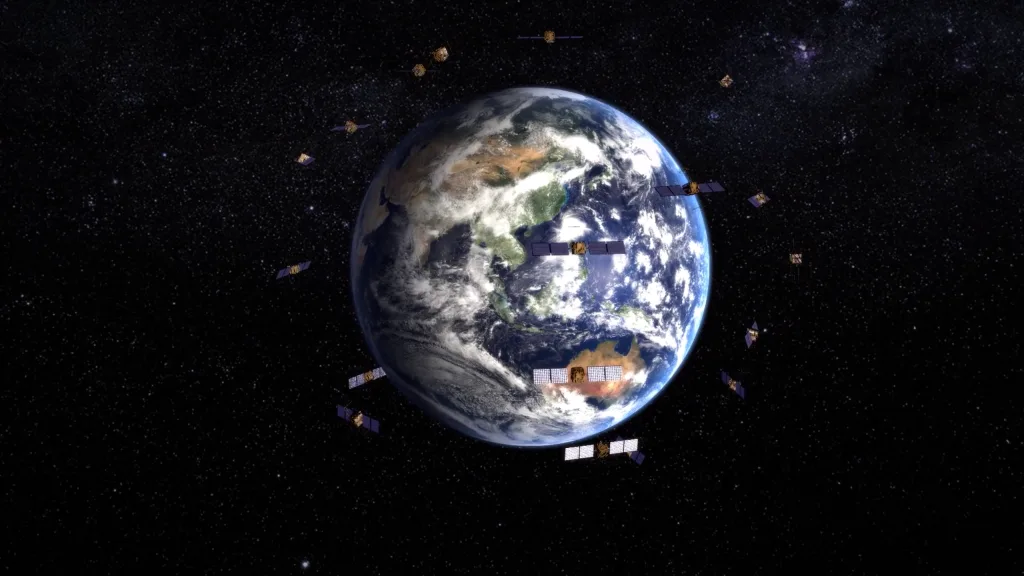 Still from Africa Regional Data Cube film - Floating Harbour film production