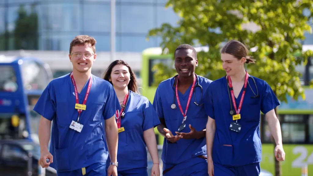 Still from Clinical Academies at Bristol Medical School, film for University Of Bristol - Floating Harbour film production