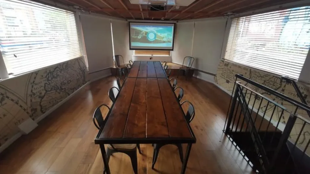 Brige Space Floating Harbour Projector