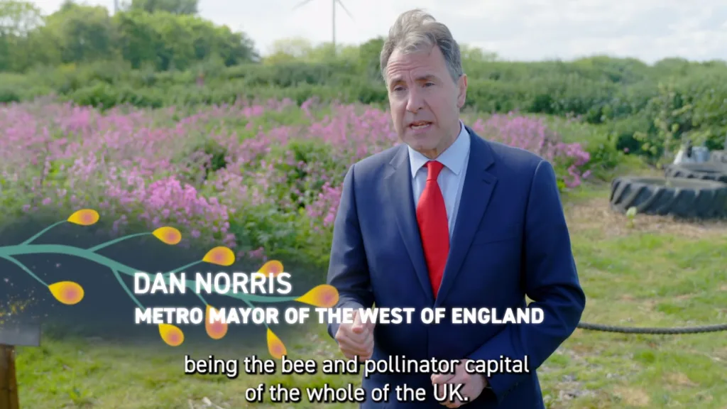 Still from Bee Bold Awards 2022, film for WECA - Floating Harbour film production