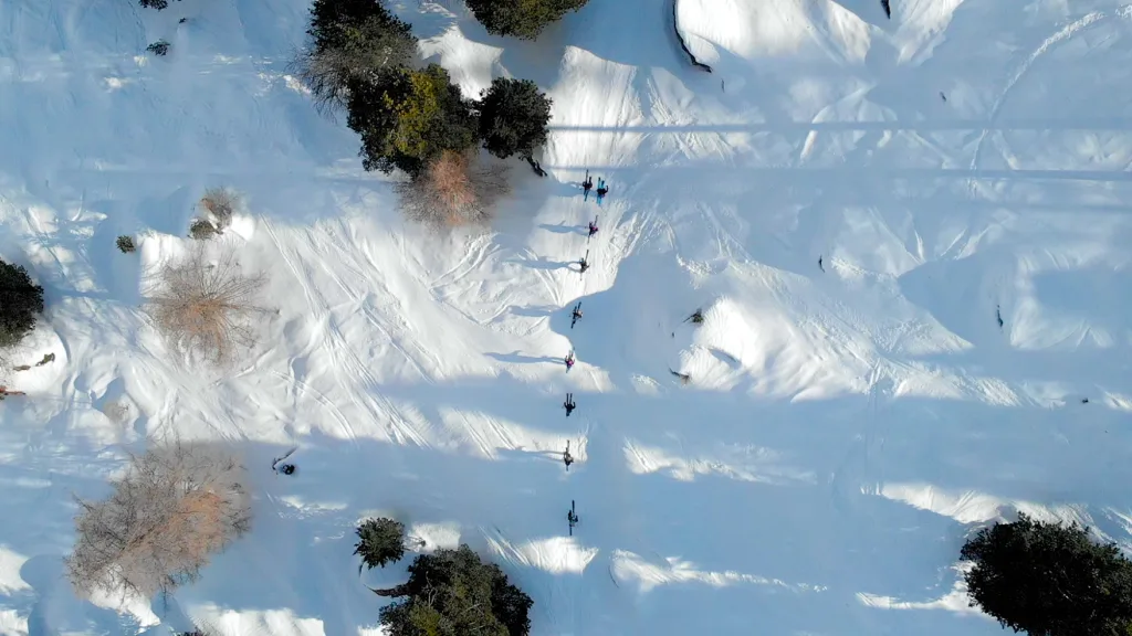 Still from Everest In The Alps, documentary for The Brain Tumour Charity - Floating Harbour film production