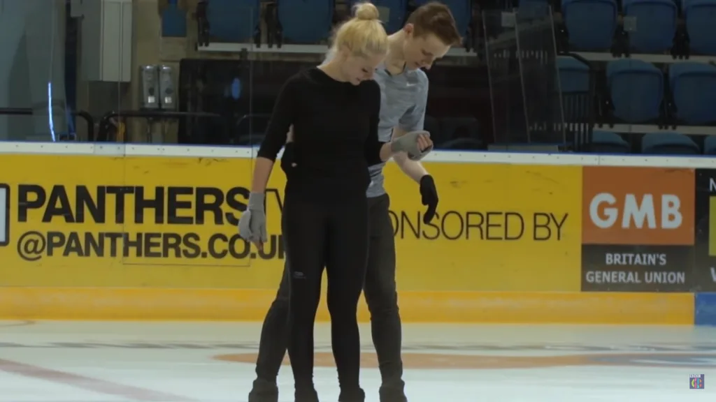 Still from Ice Stars Special film - Floating Harbour film production