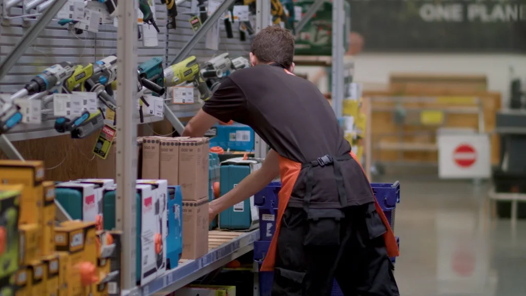 Still from B&Q Department Supervisor Films - Floating Harbour Bristol and South West