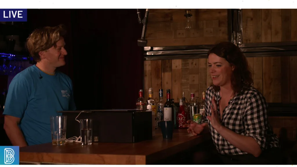 Still from Bristech training film - Floating Harbour film production