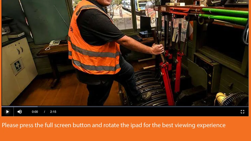 Still from Network Rail training film - Floating Harbour film production