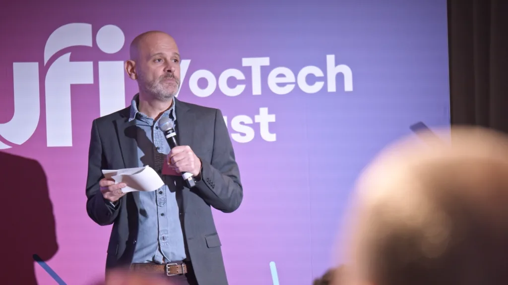 Still from UFI Voc Tech Event Showreel - Floating Harbour Bristol