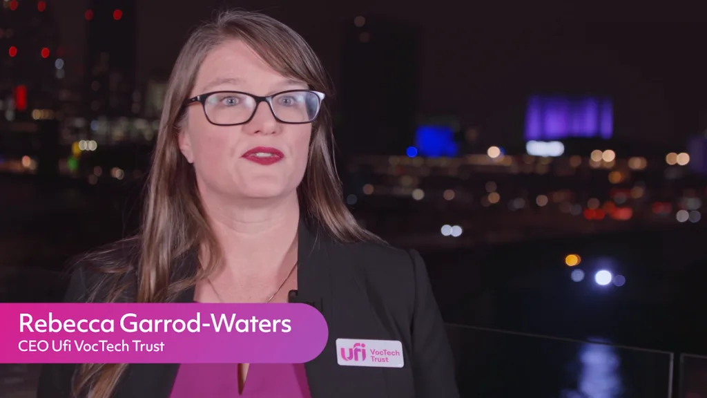 Still from UFI Voc Tech Event Showreel - Floating Harbour Bristol