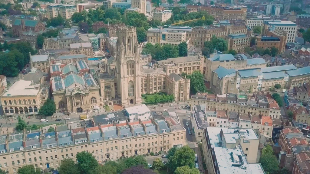 Still from International Students, marketing film for University Of Bristol - Floating Harbour film production