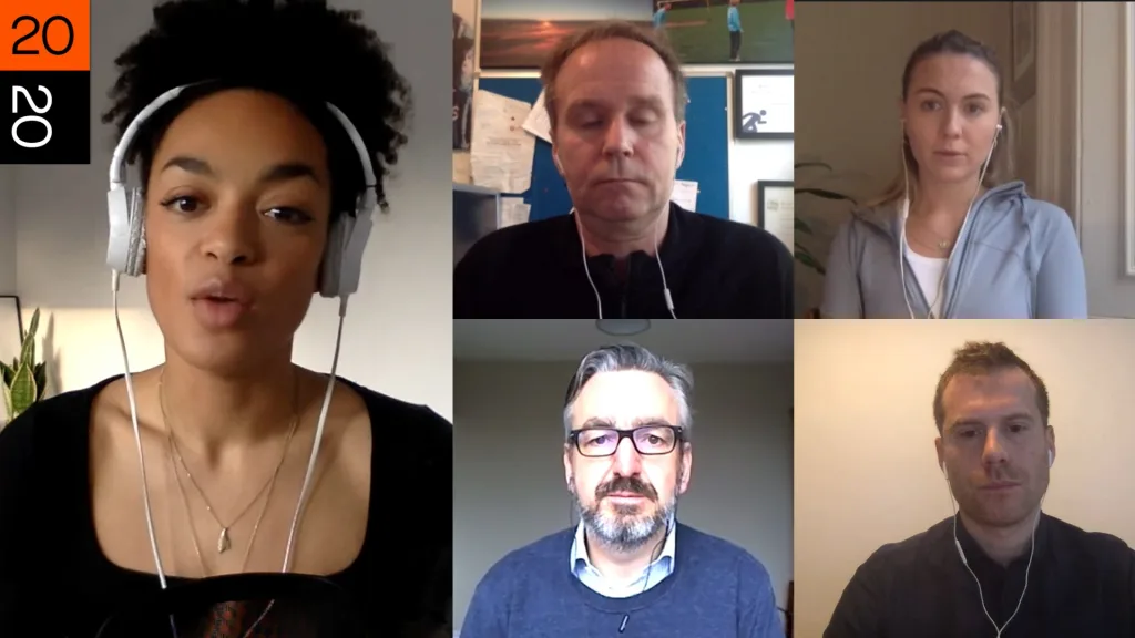 Still from A Year in Sport 2020 film - Floating Harbour film production