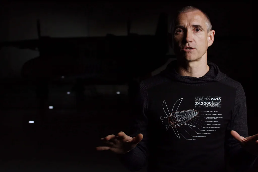 filmed by Floating Harbour - ZeroAvia CEO interview on company vision