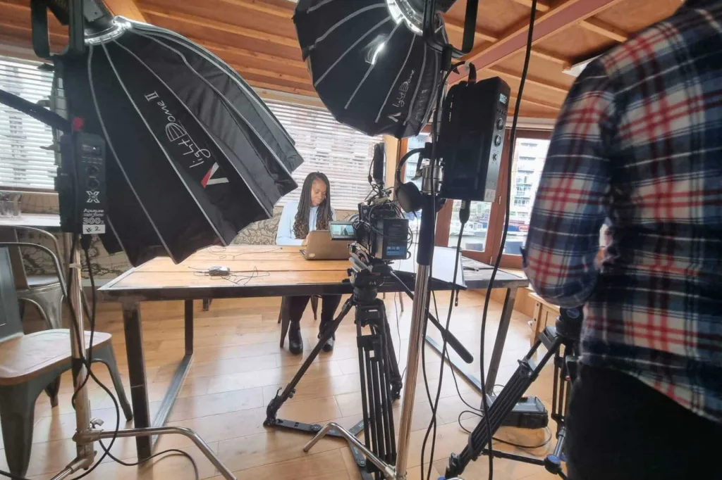 Upstairs Studio Filming Central Bristol 1