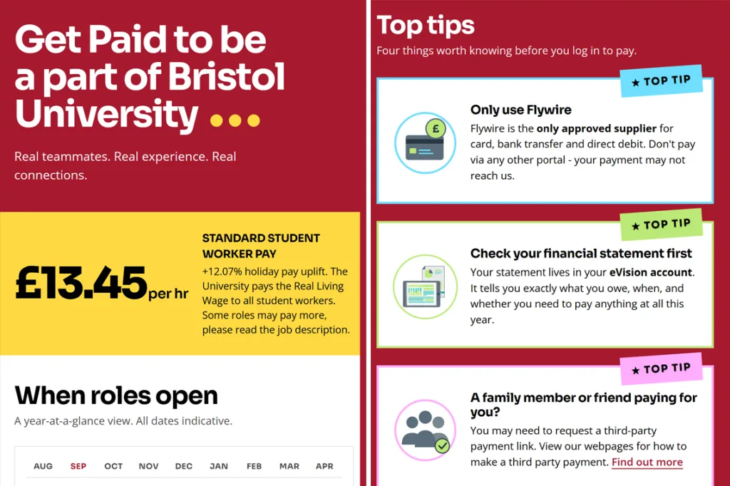 Seven infographics, two outputs for each.