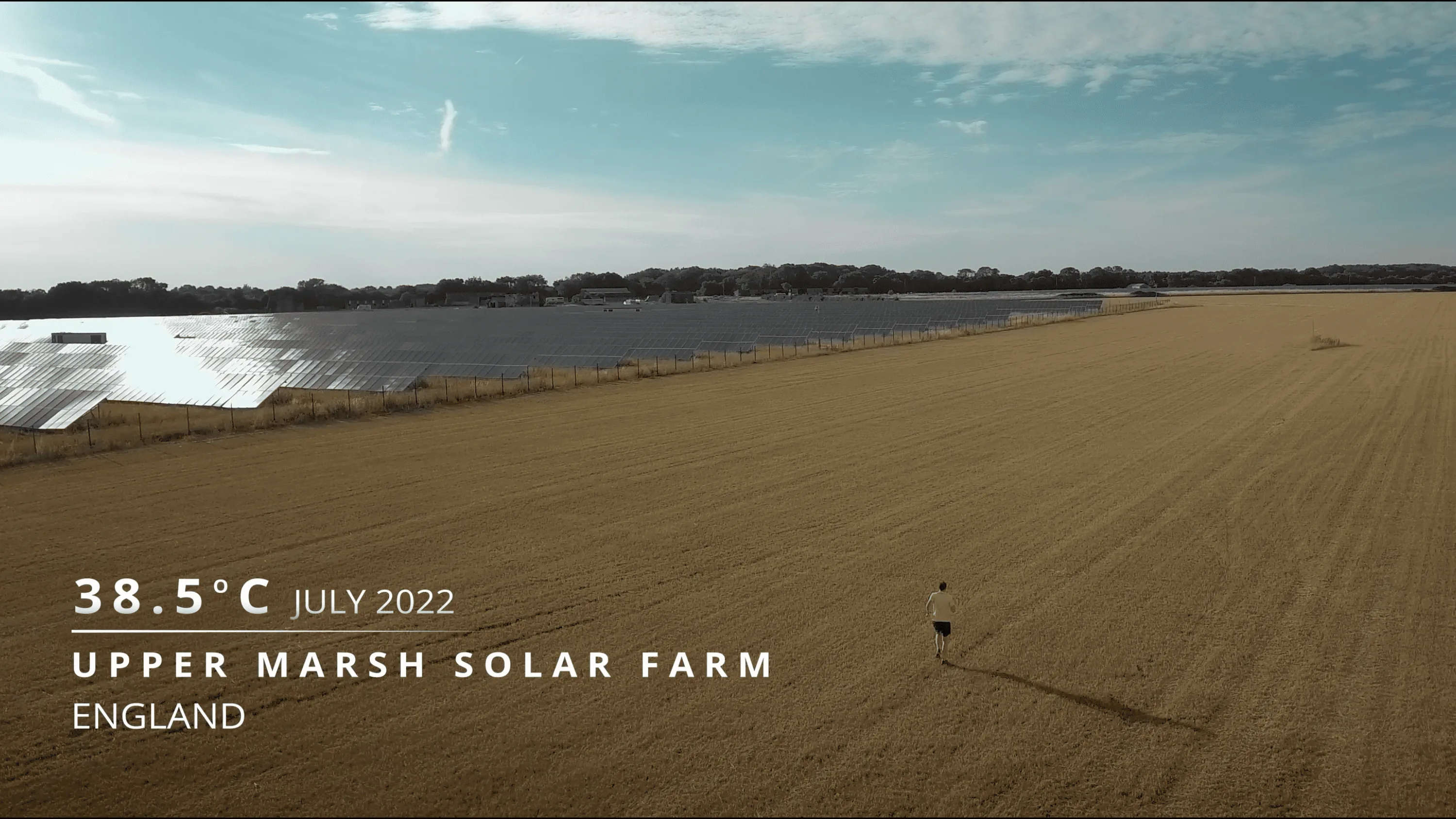 Solar farm film production