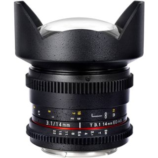 Samyang 14mm T3.1 VDSLR Lens - Canon EF Mount