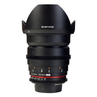 Samyang 24mm T1.5 VDSLR Lens - Canon EF Mount