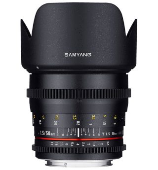 Samyang 50mm VDSLR T1.5 Lens - Canon EF Mount