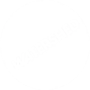 Watershed white logo