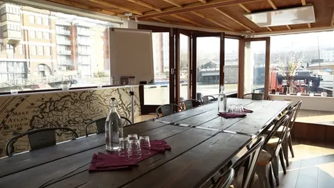 The Bridge set up as a boardroom