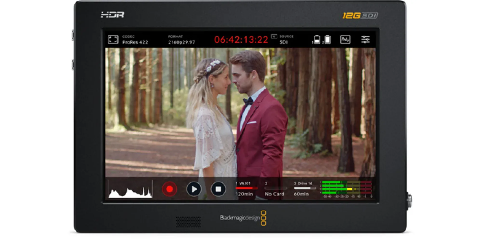 Blackmagic video assist 7 inch 12g hdr sm
