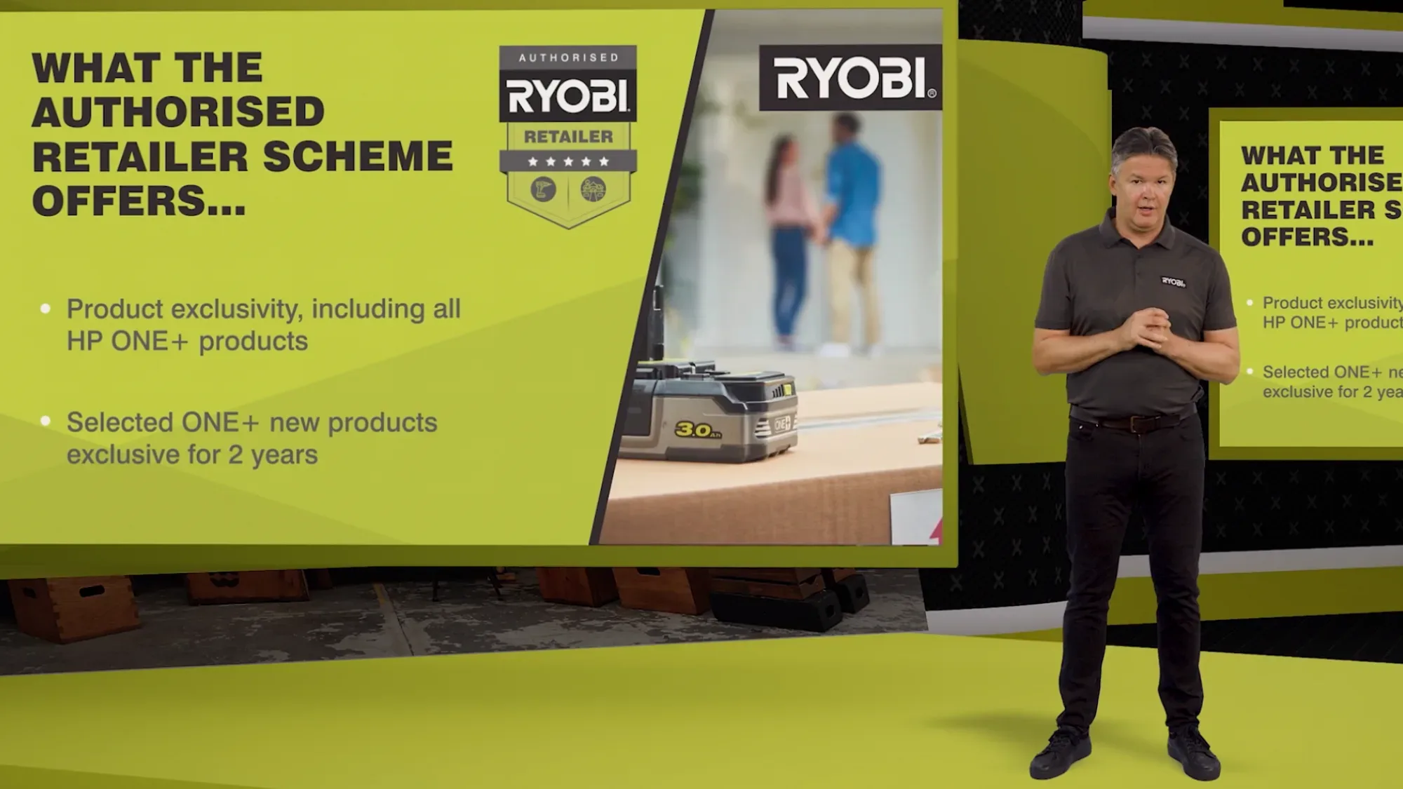 Media Assets for Interactive B2B Events event film for Ryobi - Floating Harbour Bristol and South West