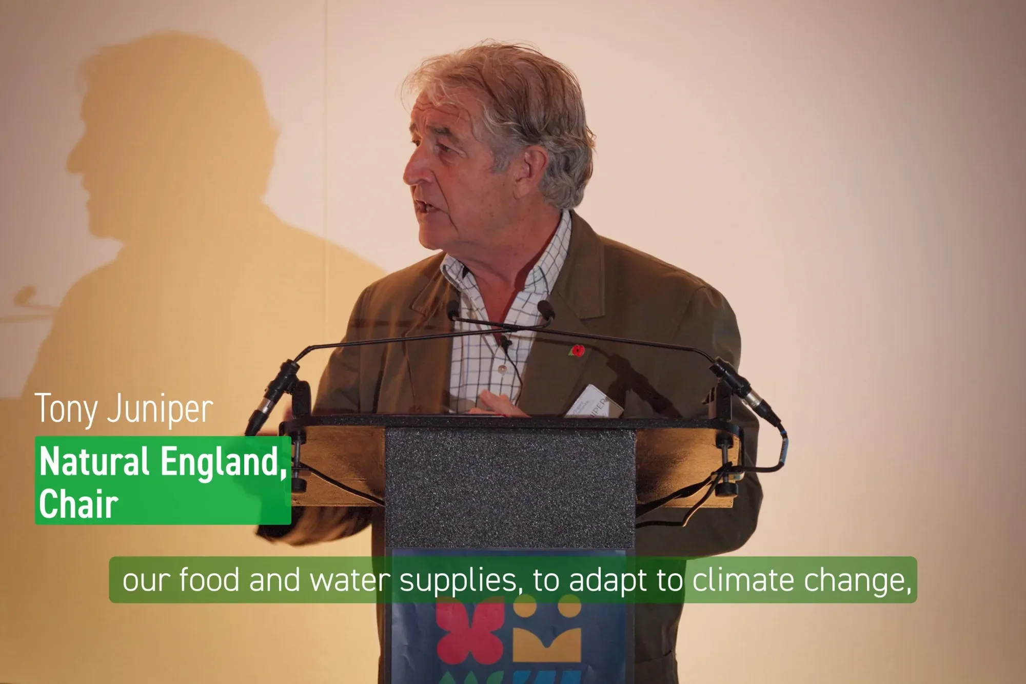 Tony juniper wenp conference