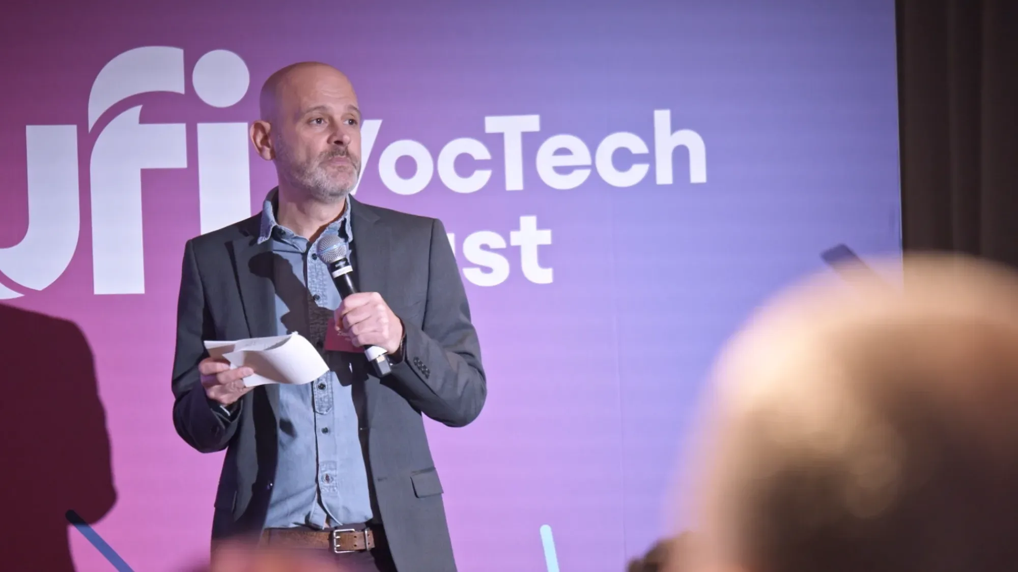 Still from UFI Voc Tech Event Showreel - Floating Harbour Bristol